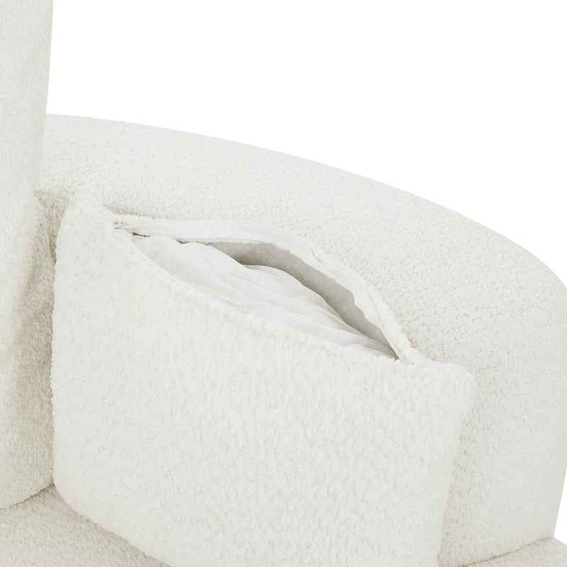 360° Swivel Chair Accent Barrel Chair With Removable Pillows by HouseOfZazla