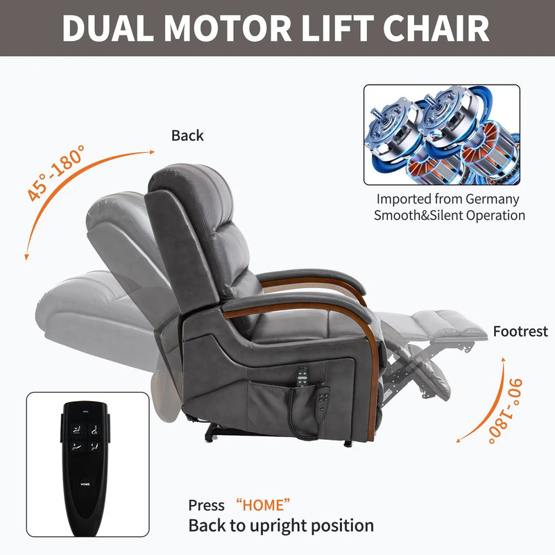 Power Dark Recliner Chair by HouseOfZazla