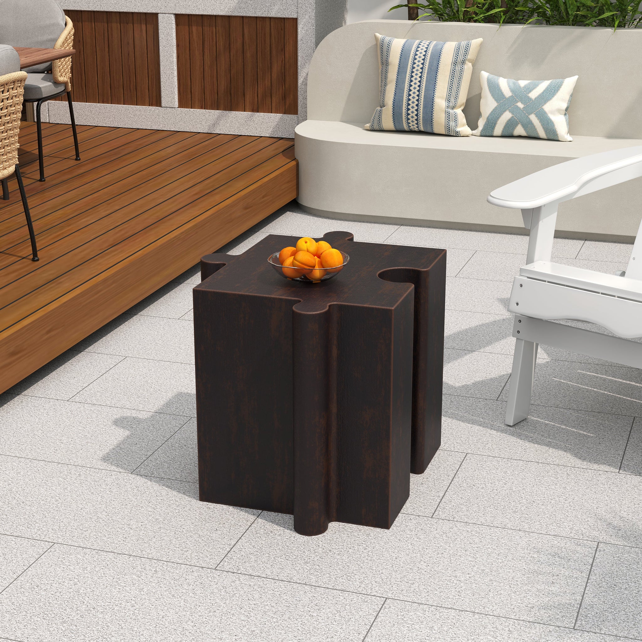 2-Piece Artistic Puzzle Table Set by HouseOfZazla