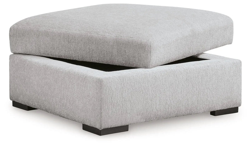Gabyleigh - Ottoman With Storage - Nickel by Unique Piece Furniture