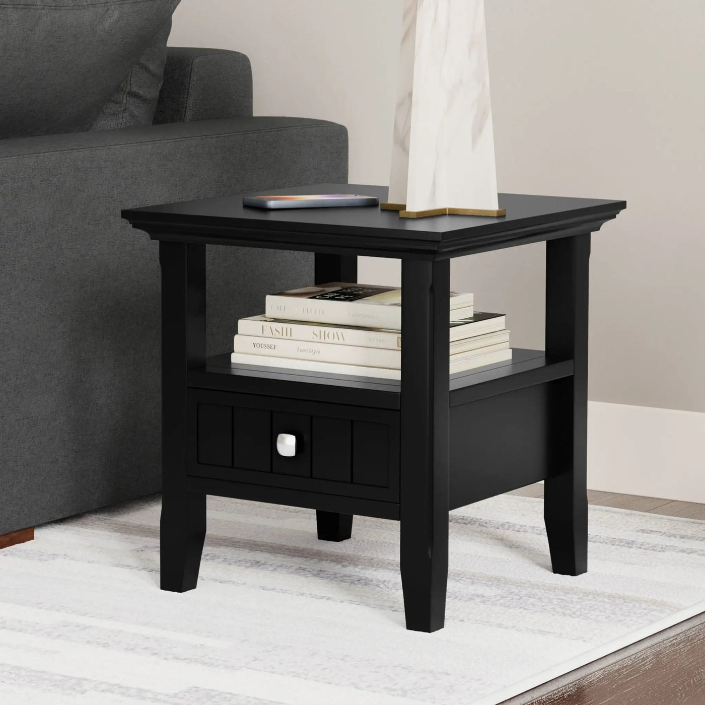 Acadian - End Table With Drawer by HouseOfZazla