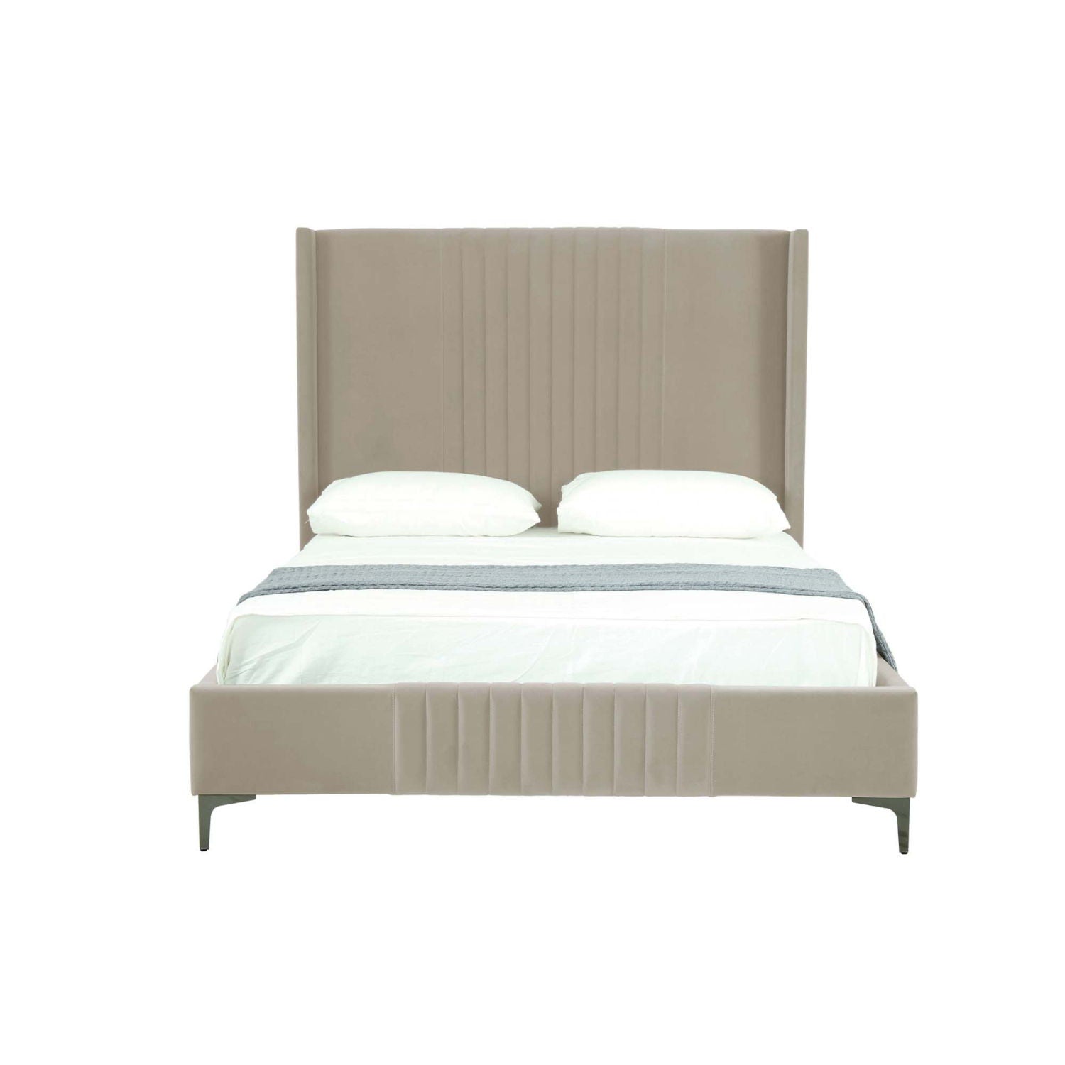 Promenade - Bed With Upholstered Headboard And Slats by HouseOfZazla