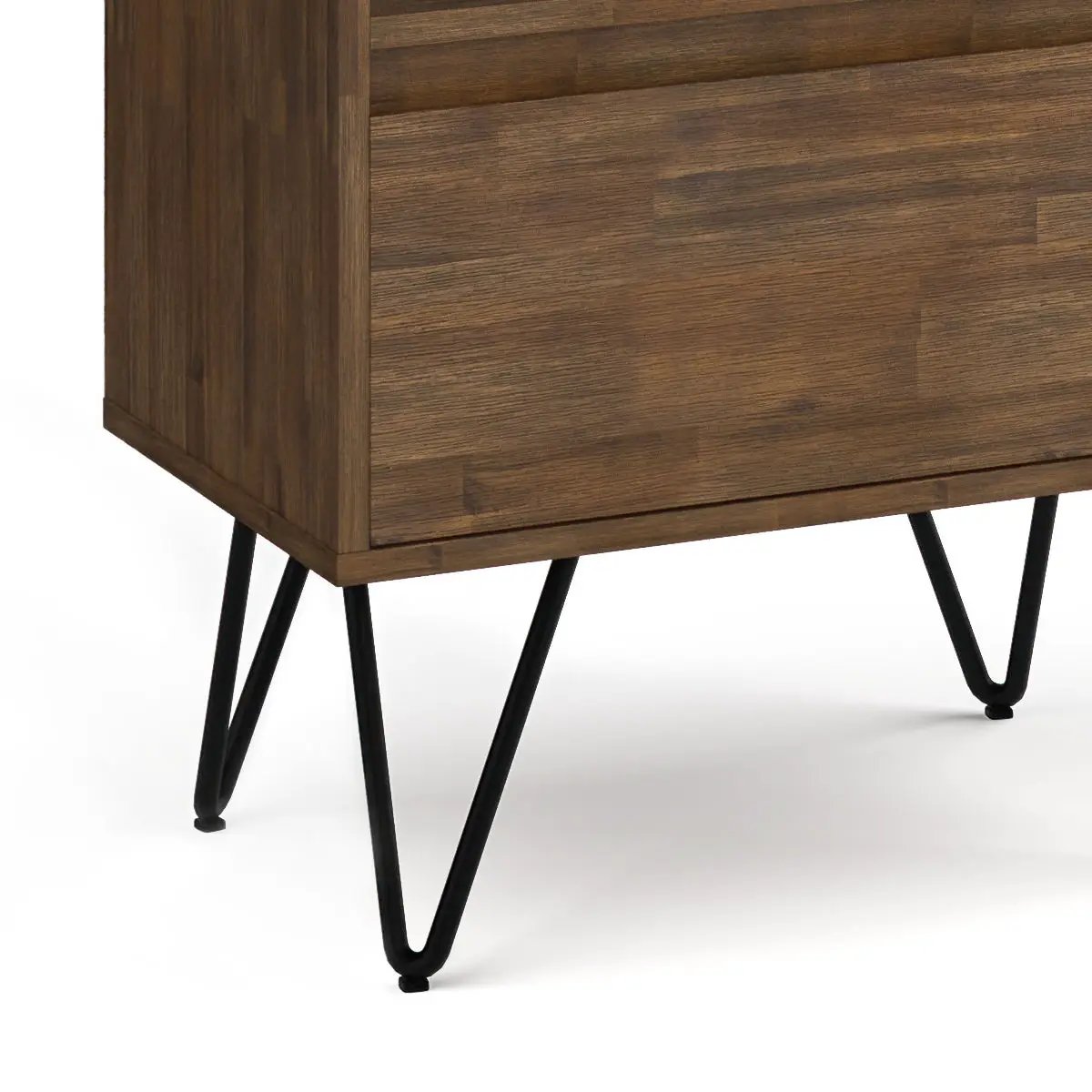 Chase - Tall Bookcase - Rustic Natural Aged Brown by Unique Piece Furniture