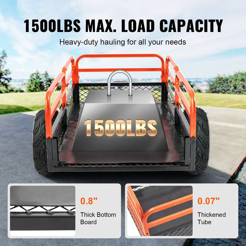 Heavy Duty Steel ATV Dump Trailer by HouseOfZazla