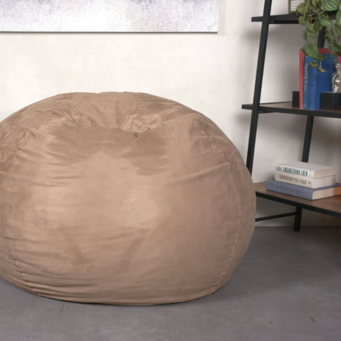 Comfortable High Density Shredded Foam Bean Bag Chair With Removable Cover by HouseOfZazla
