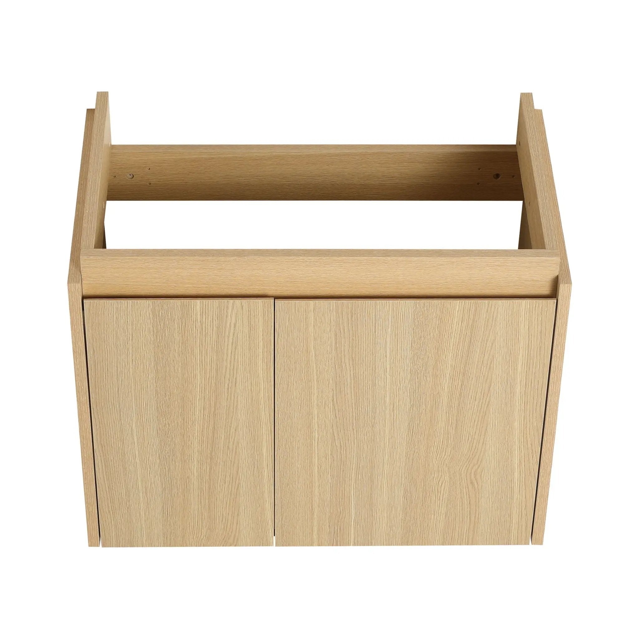 Modern Bathroom Vanity With Ceramic Basin, Wall Mounted Floating Sink Combo, Storage Cabinet by HouseOfZazla
