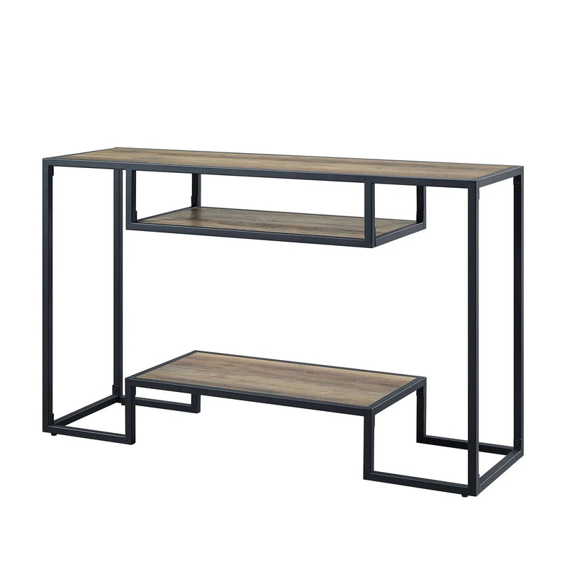 Idella - Sofa Table - Rustic Oak / Black by Unique Piece Furniture