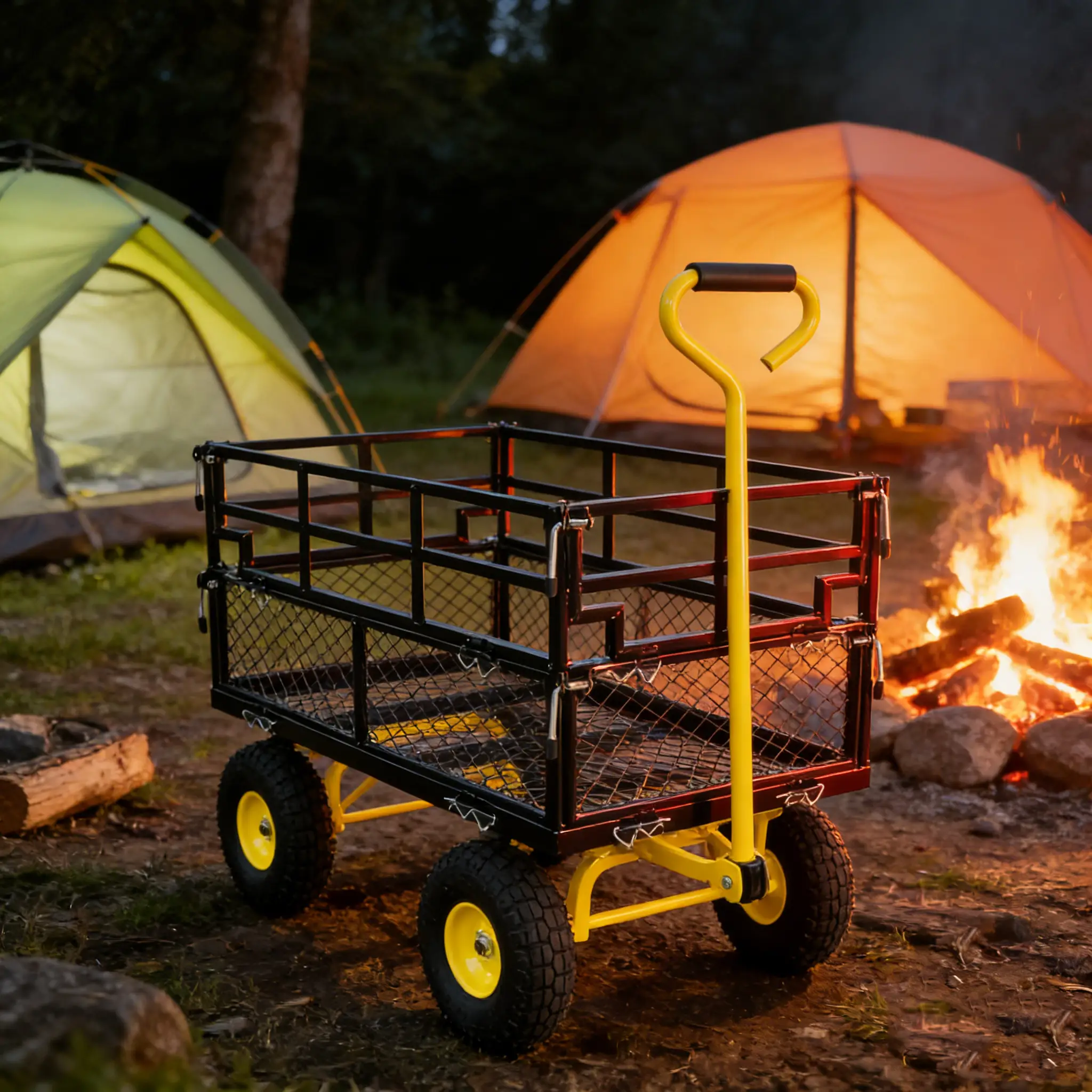 Wagon Cart Garden Cart Trucks Make Transporting Firewood Easier by HouseOfZazla