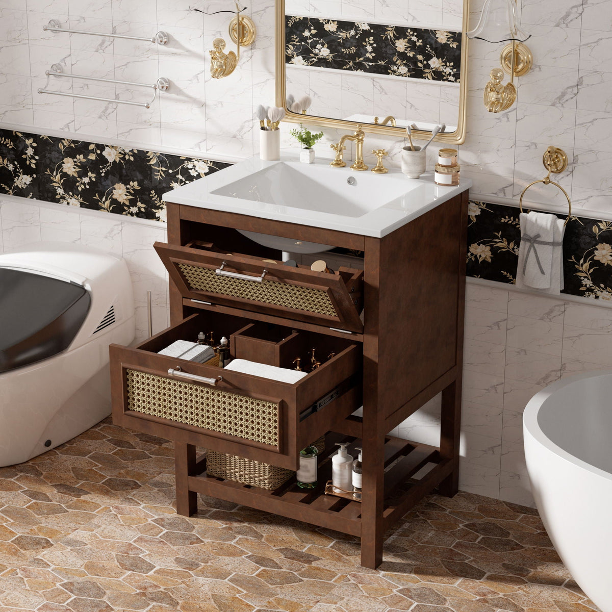 Modern Bathroom Vanity With Integrated Sink, photo 31 of 31