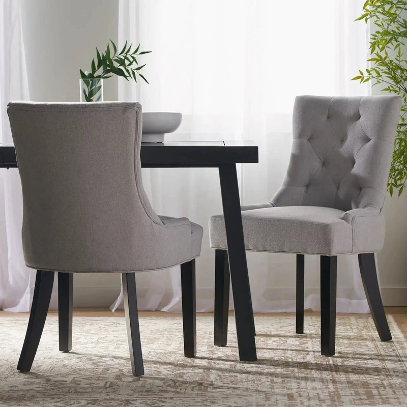 Contemporary Cheney Dining Chair Set with Tufted Design by HouseOfZazla