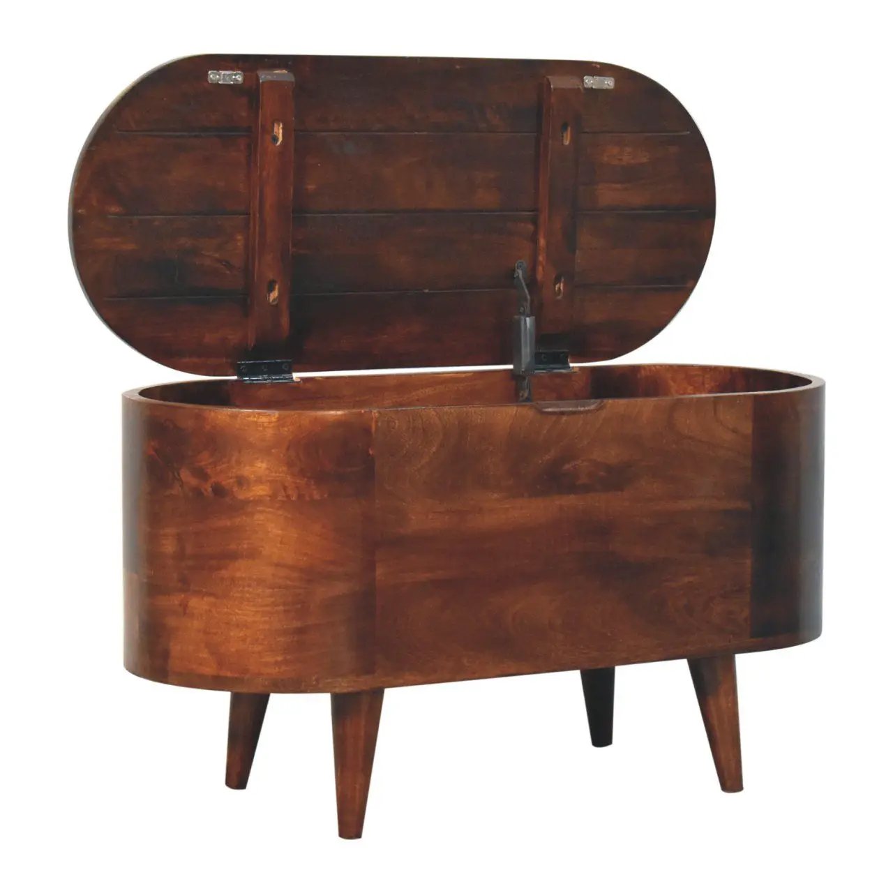 Rounded Lid Up Blanket Box by Unique Piece Furniture