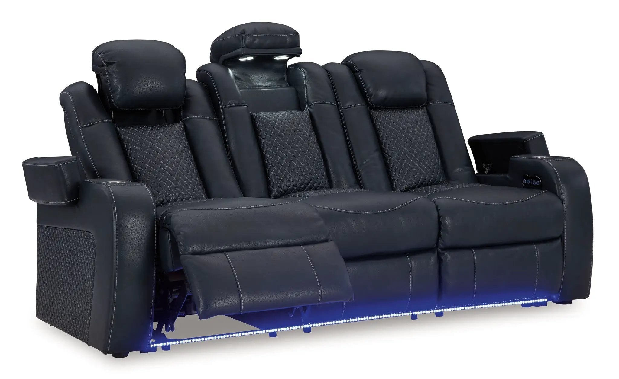 Fyne-dyme - Power Reclining Sofa With Adj Headrest by Unique Piece Furniture