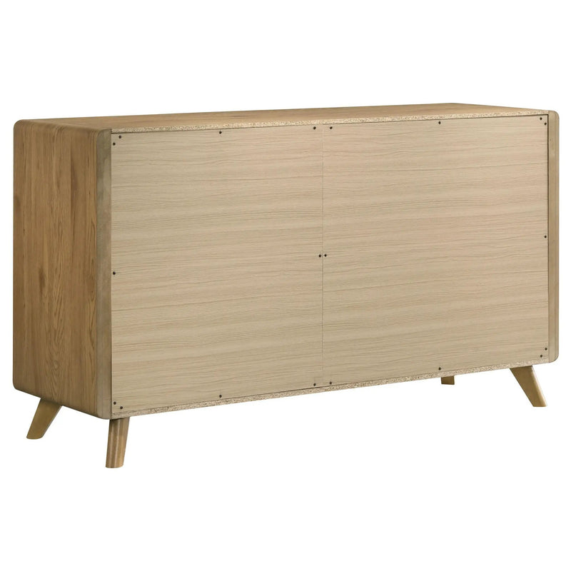 Bennett 6-drawer Bedroom Dresser Cabinet Light Oak by Unique Piece Furniture