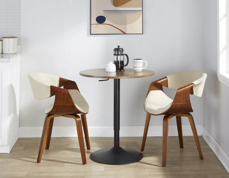 Elia - Contemporary Adjustable Bar Table by Unique Piece Furniture
