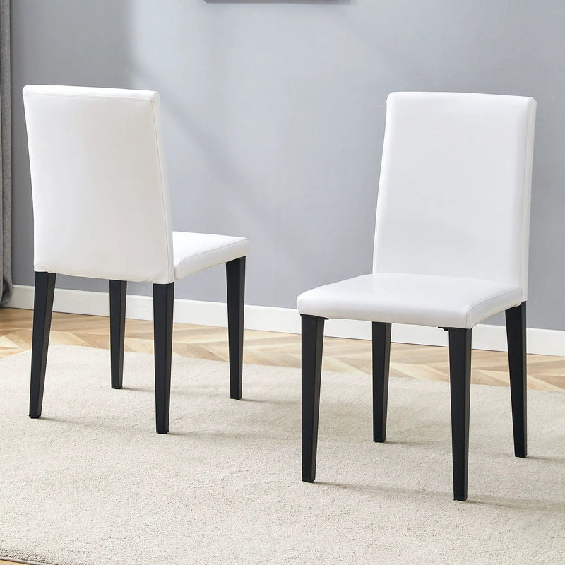 Versatile Dining Chairs With Comfortable Design And Metal Legs by Unique Piece Furniture