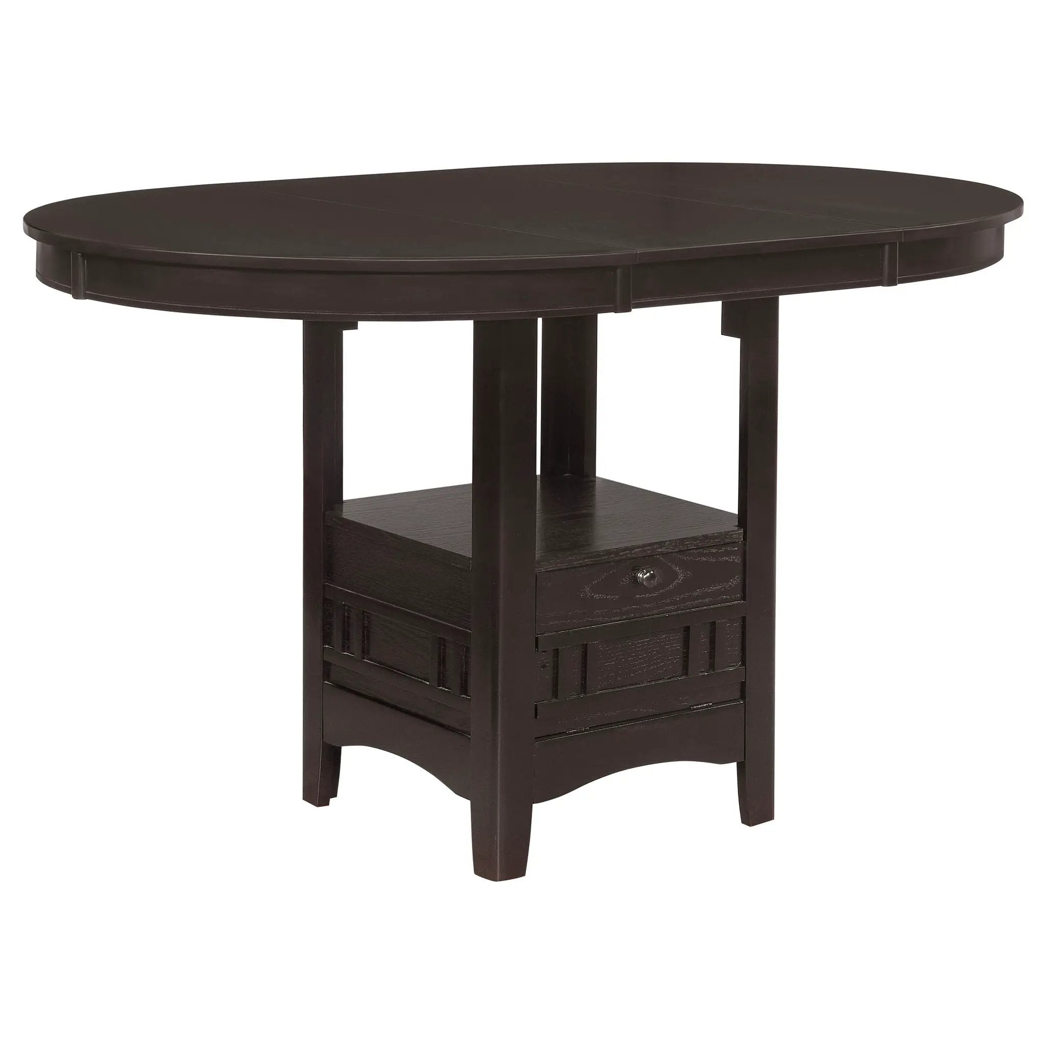 Lavon 5-piece Oval Counter Height Dining Set Espresso by Unique Piece Furniture