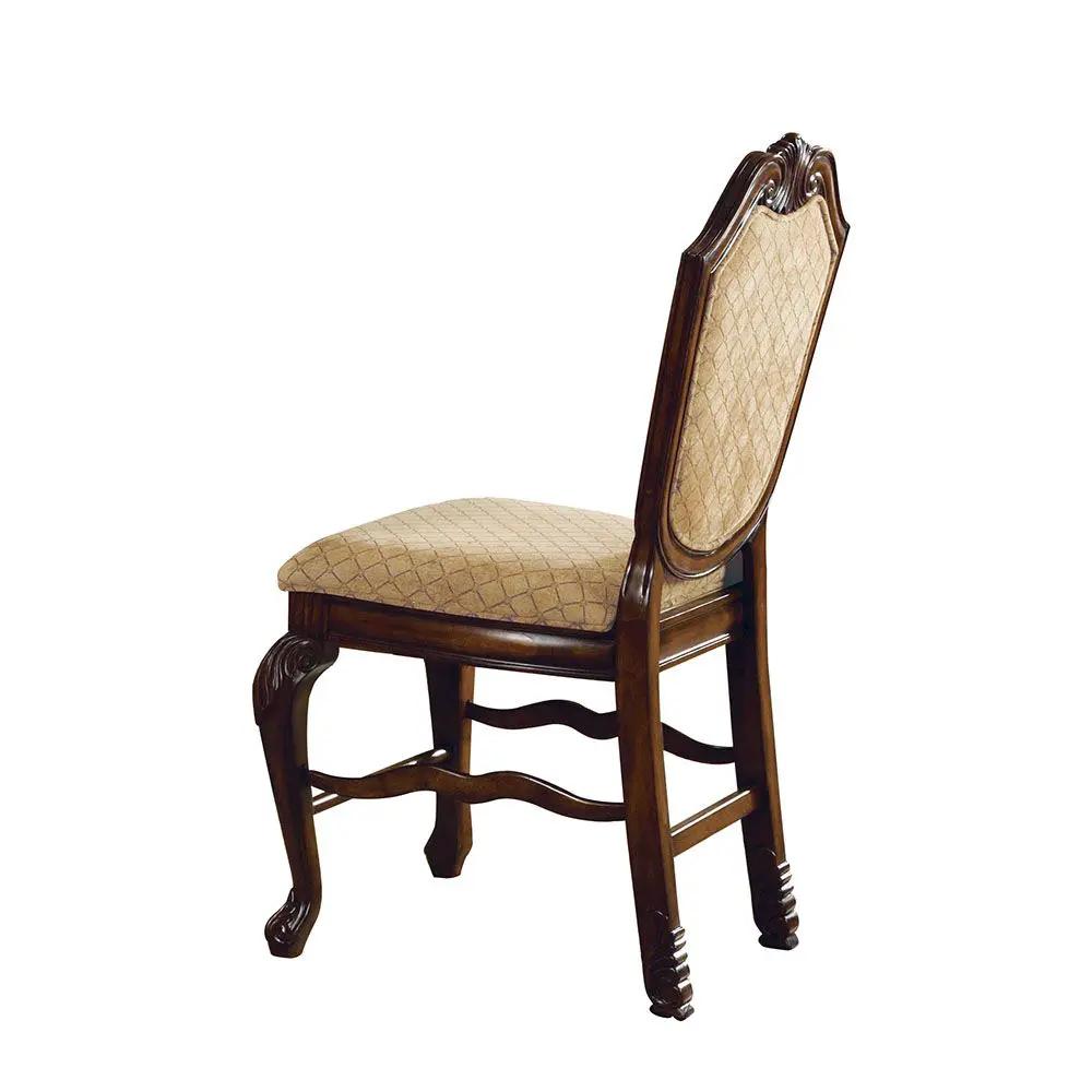 Chateau De Ville - Counter Height Chair (Set of 2) - Fabric & Espresso by Unique Piece Furniture