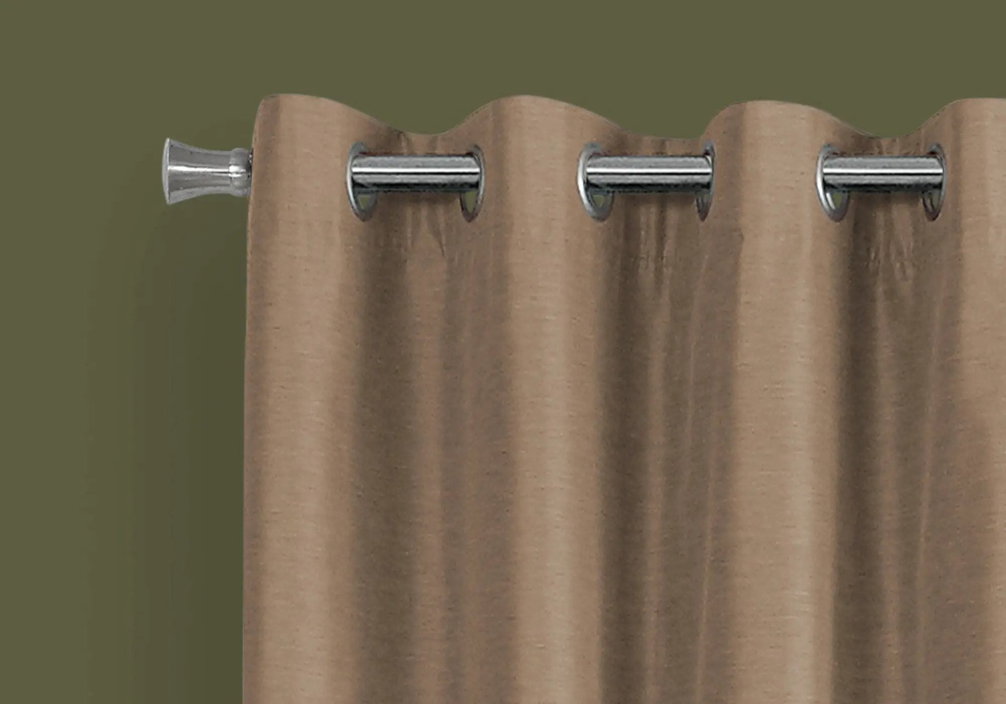 2 Pieces Set, Curtain Panel, Room Darkening, Grommet, Contemporary & Modern by Unique Piece Furniture