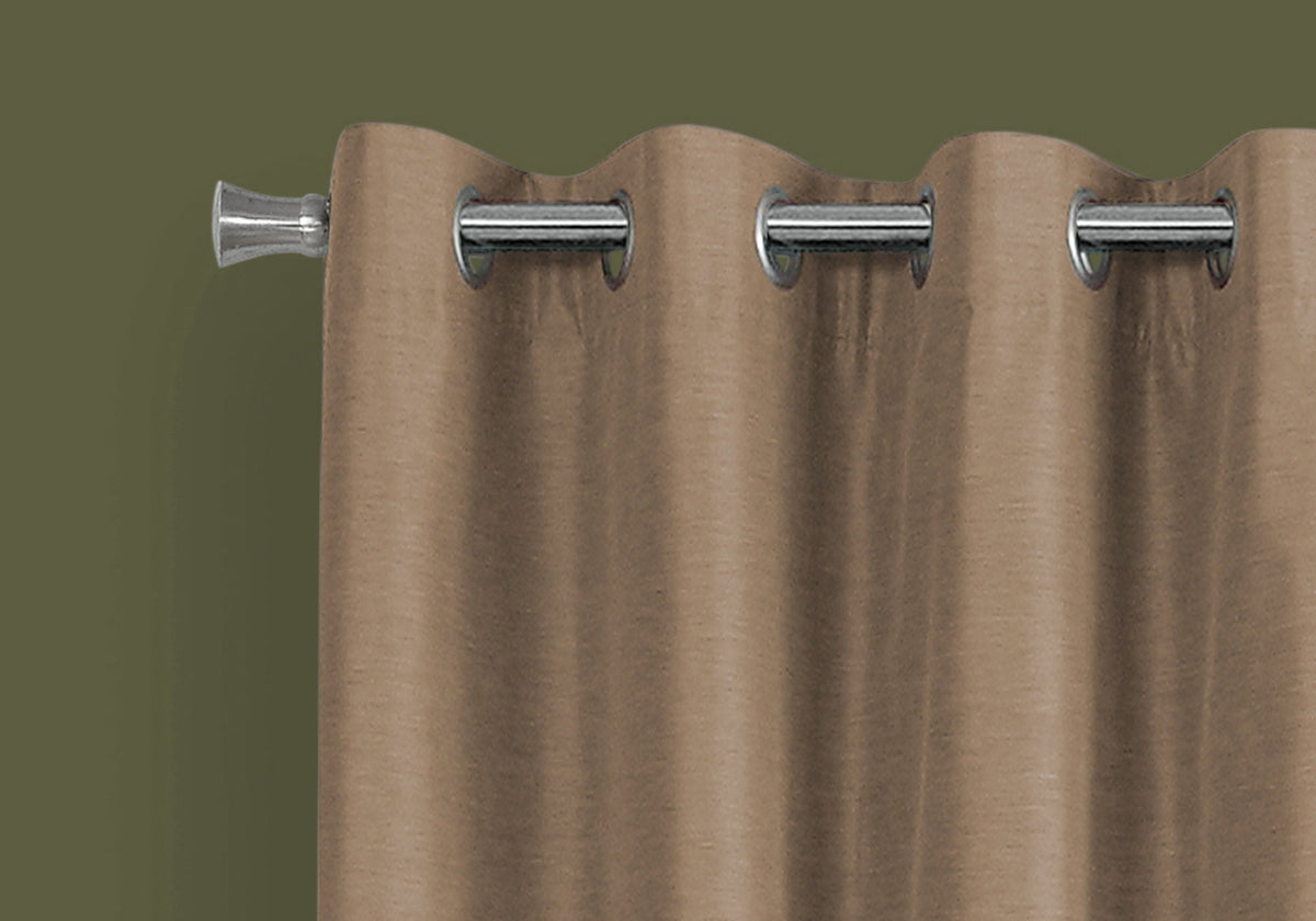 2 Pieces Set Room Darkening Curtain Panels with Grommet - Contemporary Style, photo 40 of 40