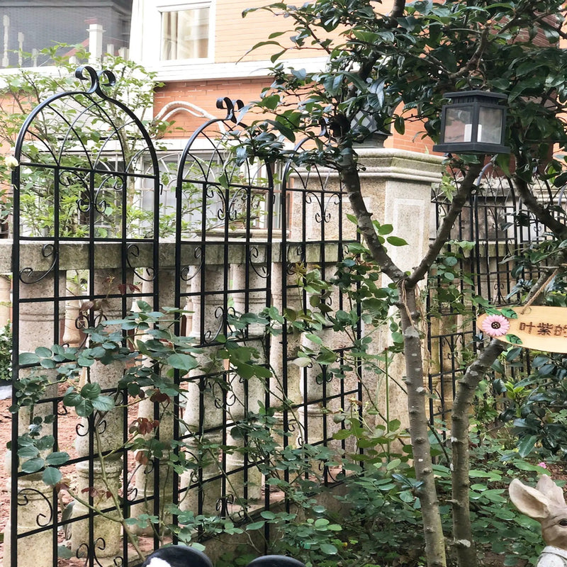Metal Garden Rustproof Trellis For Climbing Plants Outdoor Flower Support by Unique Piece Furniture
