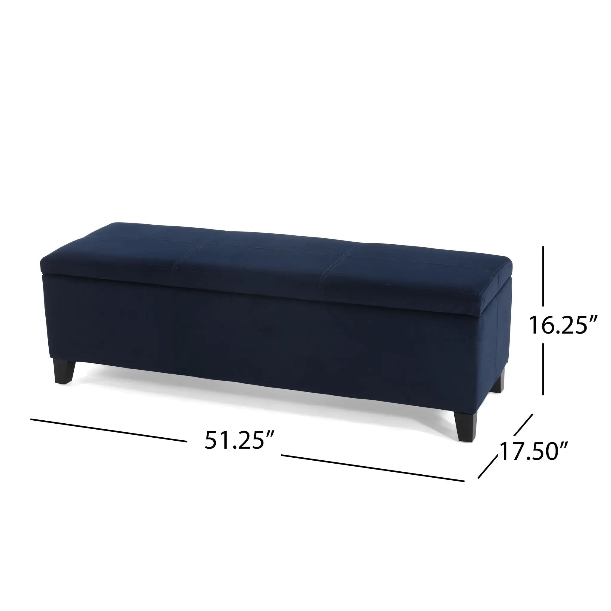 Upholstered Storage Ottoman Bench by HouseOfZazla