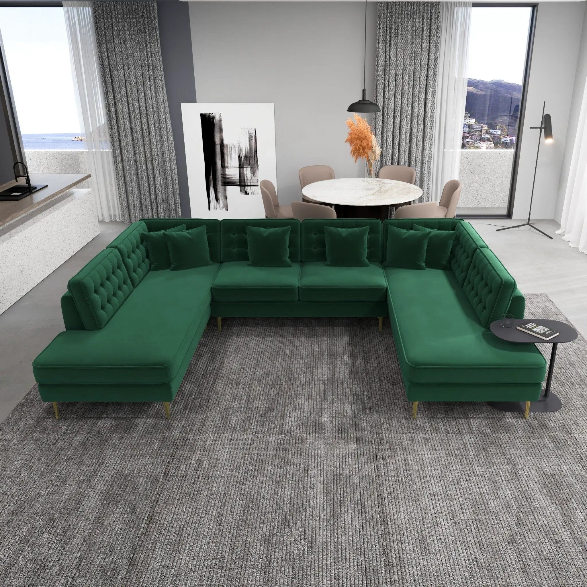 Brooke - Sectional Sofa by HouseOfZazla
