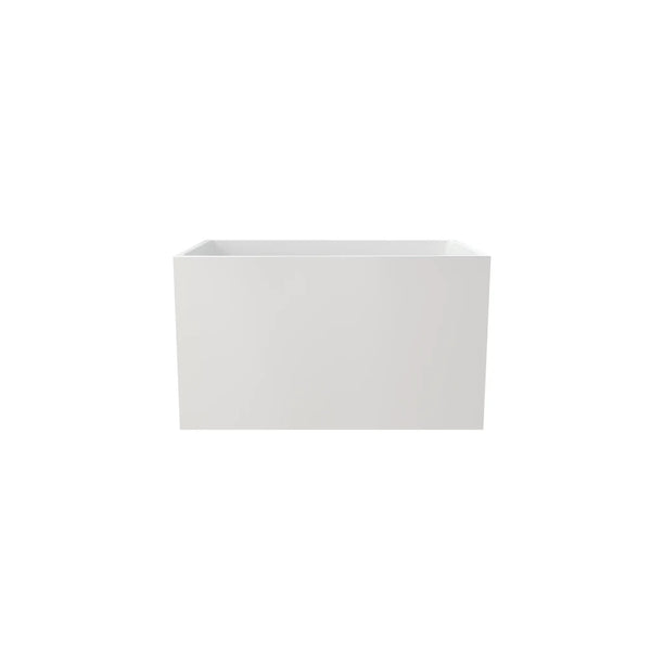 43" Acrylic Freestanding Bath Tub Modern Soaker Tub