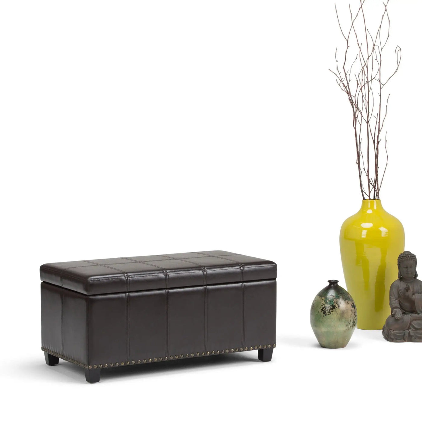 Amelia - Transitional Storage Ottoman Bench by HouseOfZazla