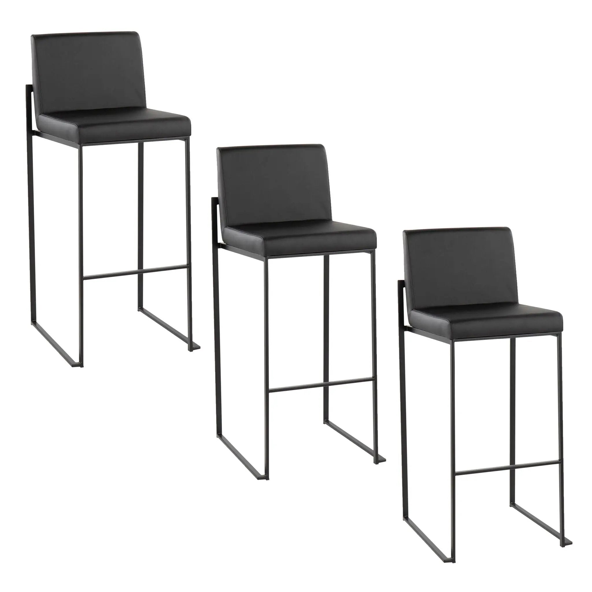 Fuji - Contemporary High Back Barstool Elegant Design by Unique Piece Furniture