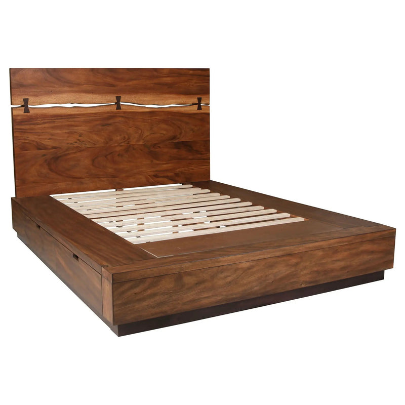 Winslow 4-piece Queen Bedroom Set Smokey Walnut by Unique Piece Furniture