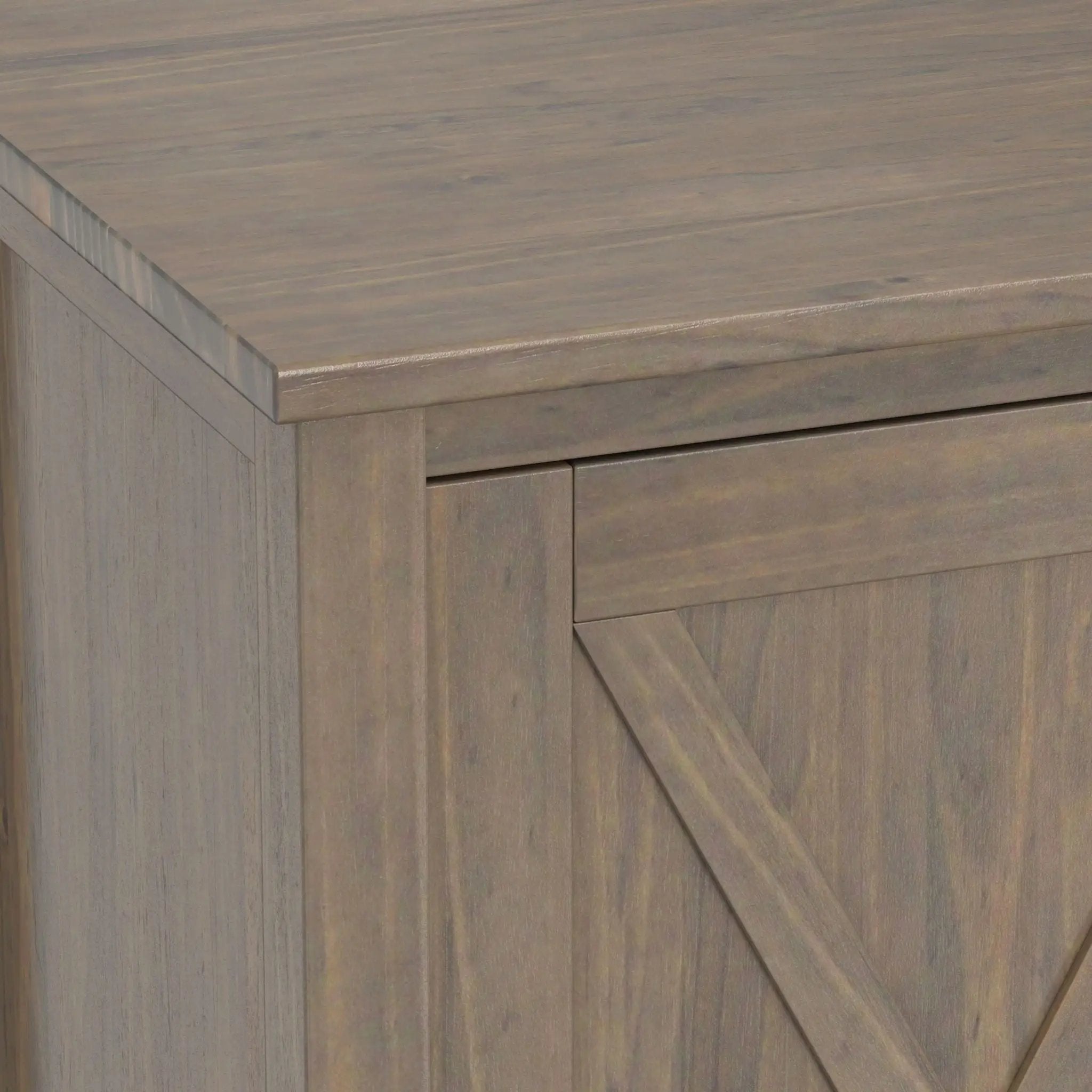 Ela - Medium TV Stand - Smoky Brown by HouseOfZazla