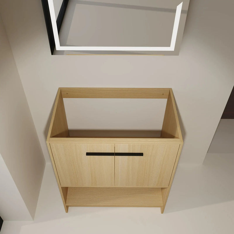 Modern Freestanding Bathroom Vanity With 2 Doors by Unique Piece Furniture