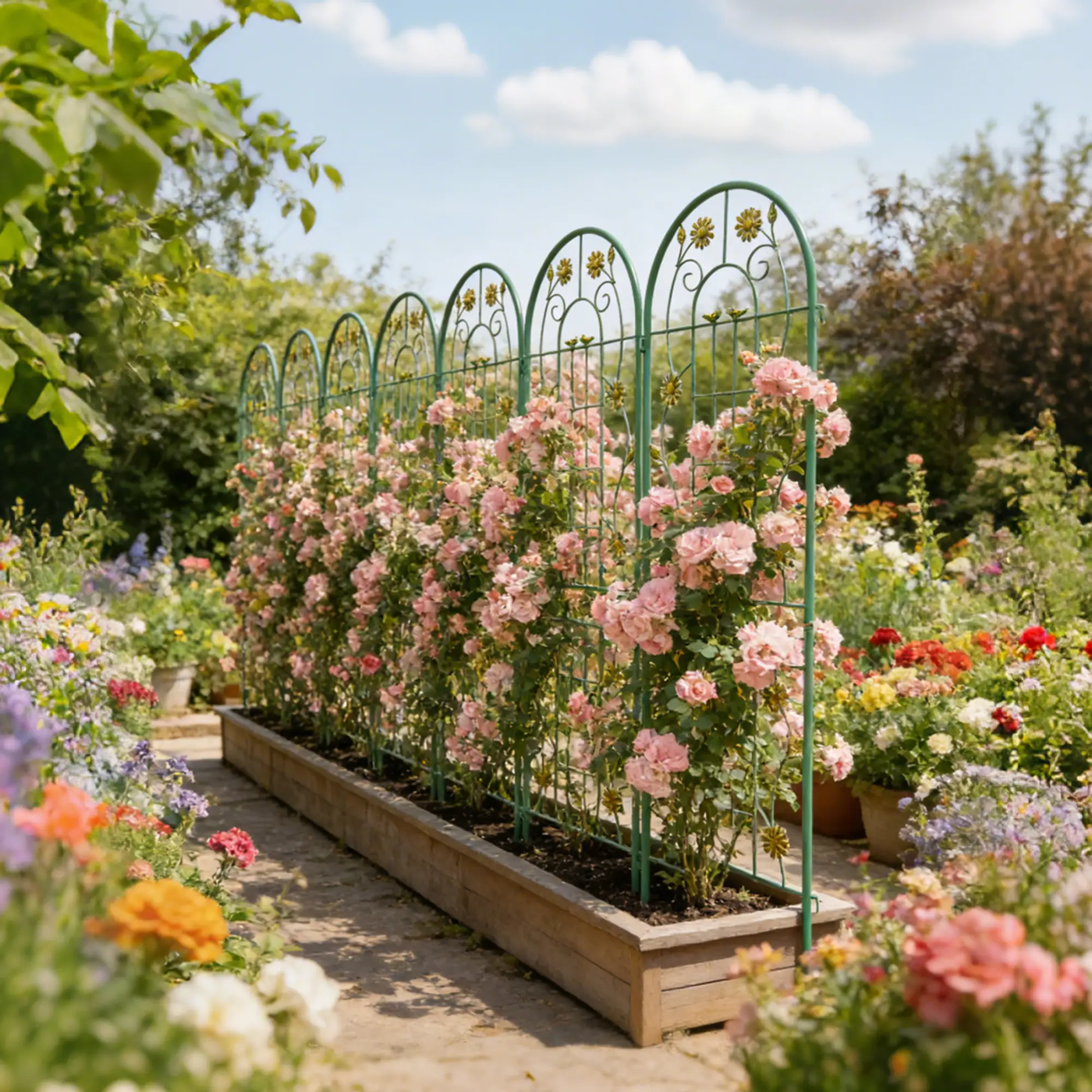 4 Pack Metal Garden Trellis by HouseOfZazla