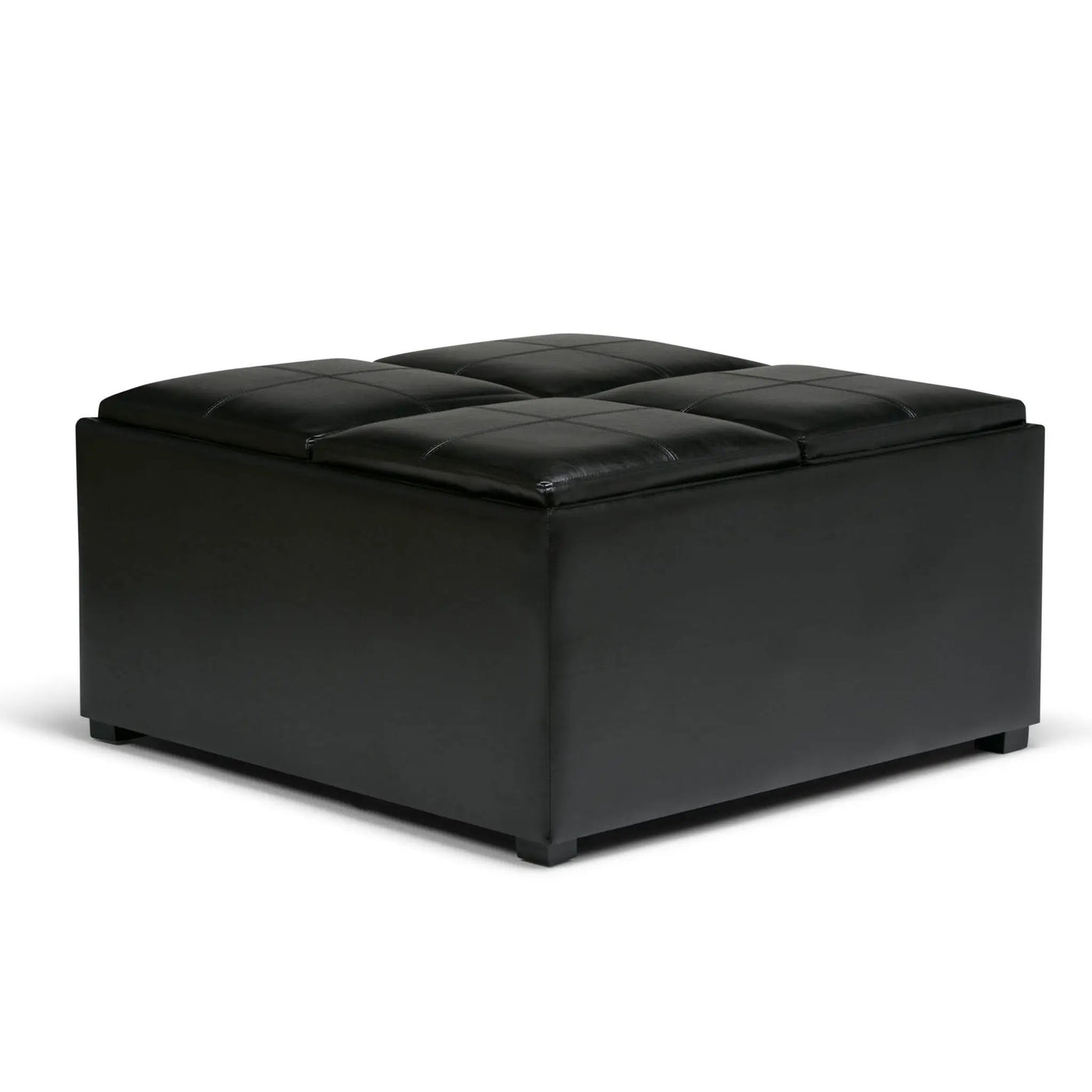 Avalon - Square Coffee Table, Storage Ottoman by HouseOfZazla