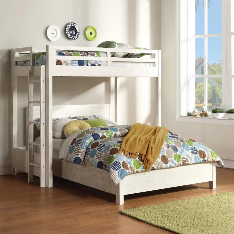 Celerina - Queen Bed - Weathered White by Unique Piece Furniture