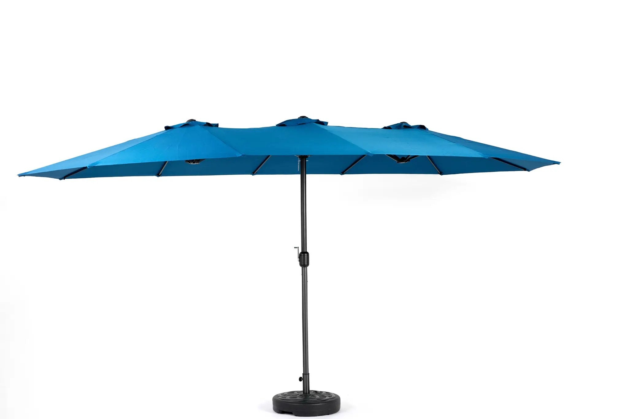 14.8 Ft Double Sided Outdoor Umbrella Rectangular Large with Crank (No Base) by HouseOfZazla