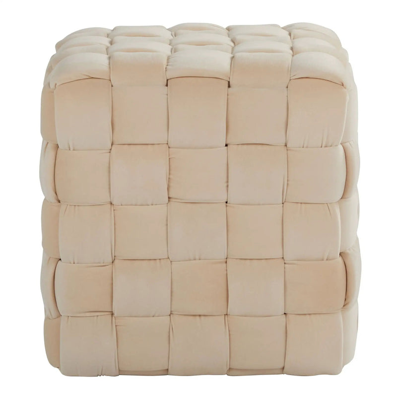 Square Braided Ottoman - by Unique Piece Furniture
