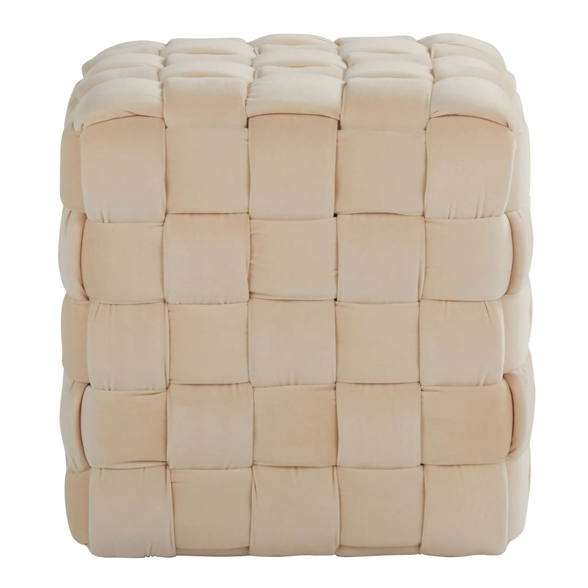Square Braided Ottoman - by HouseOfZazla