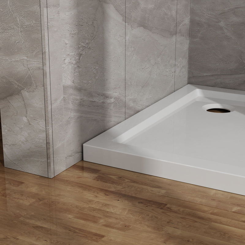 In Corner Drain Shower Base by HouseOfZazla