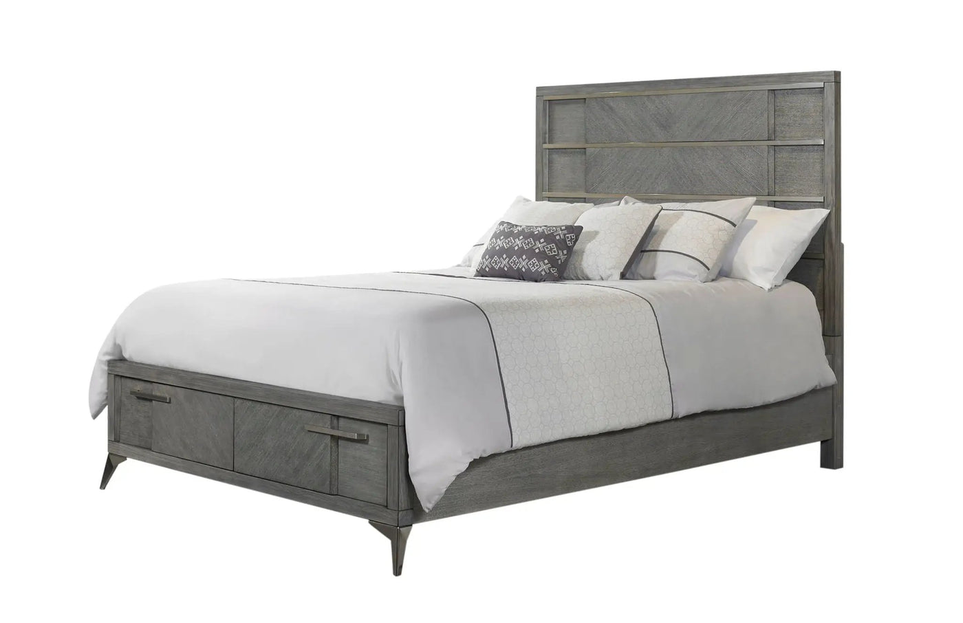 Storage Bed With Bookmatched Veneer by HouseOfZazla