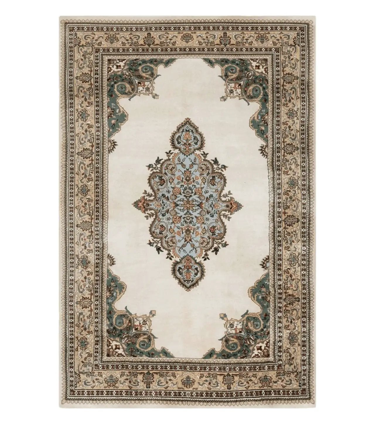 6' X 9' Vintage Handmade India Open Field Tribal Wool Rug Carpet Medallion Nice by Jewel Rugs