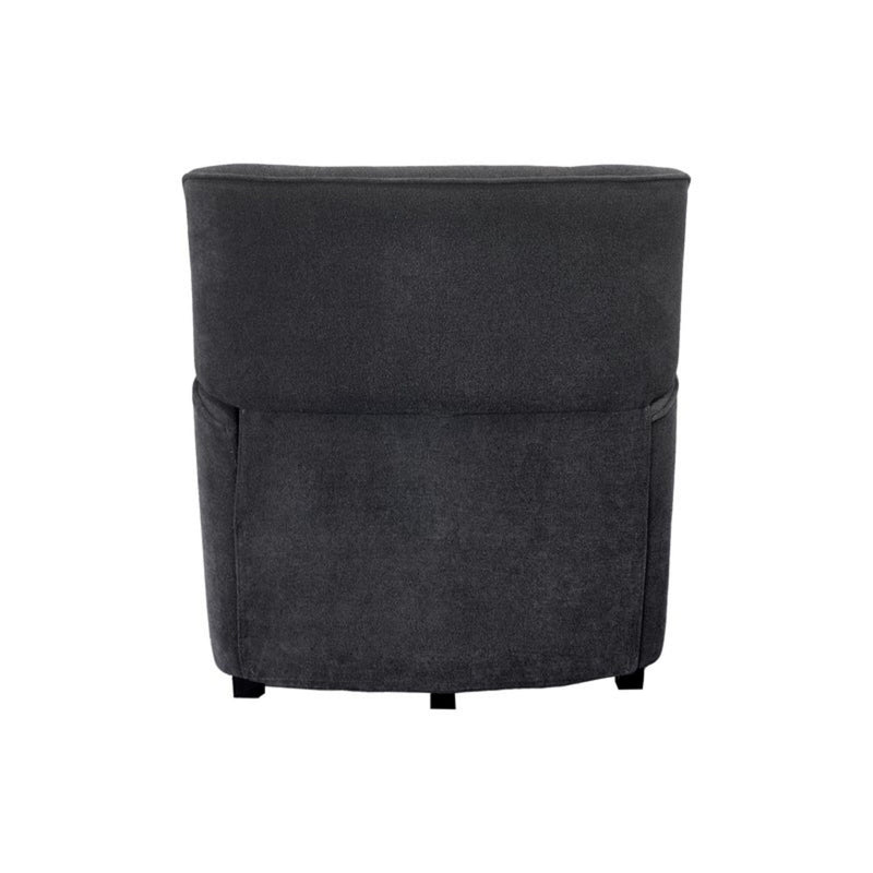 Stylish Recliner Chair with Oak Legs - Gray, photo 8 of 8