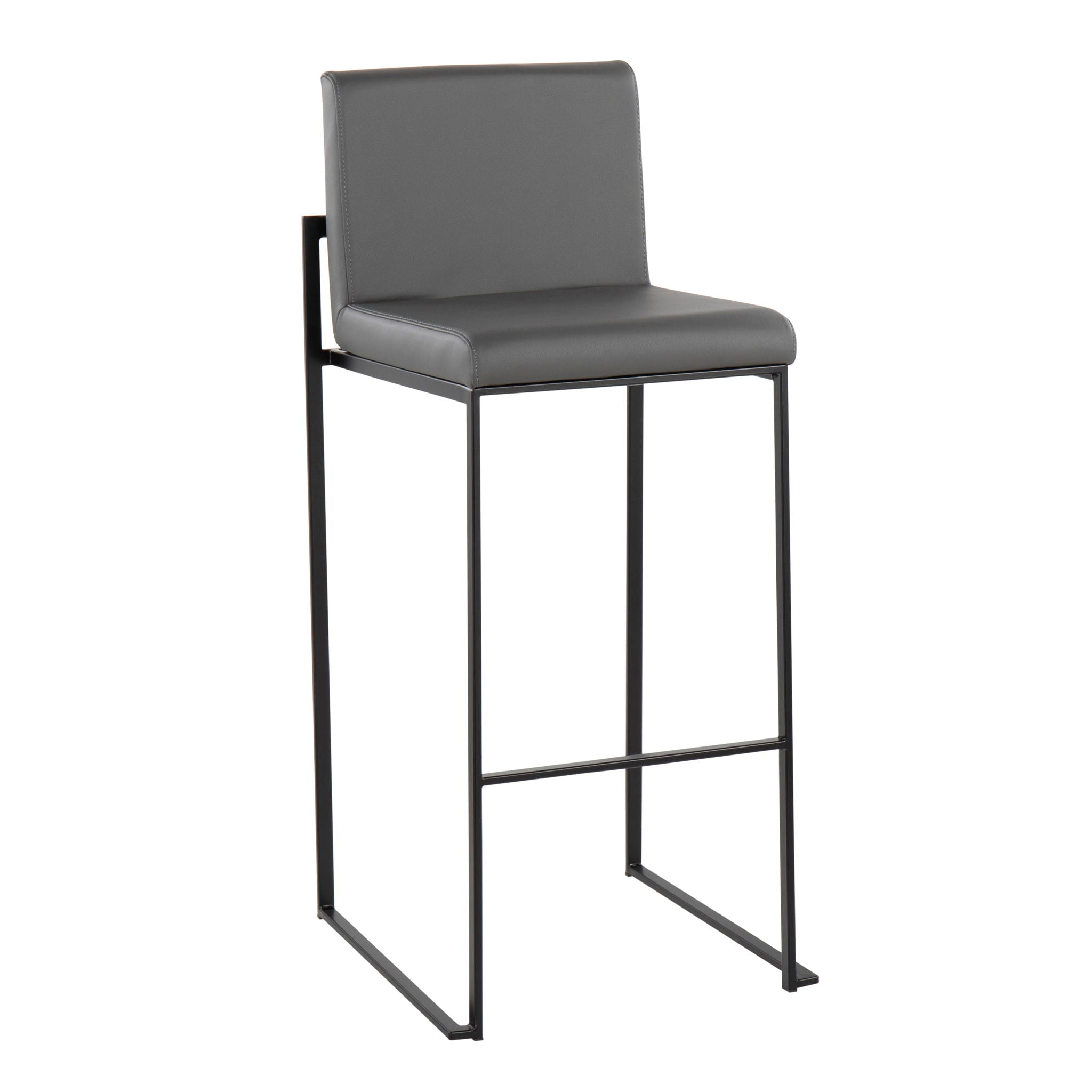Fuji - Contemporary High Back Barstool Elegant Design by HouseOfZazla