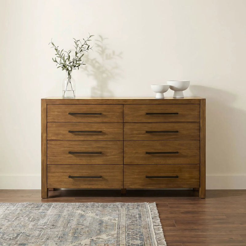 Adderley 8-drawer Bedroom Dresser Cabinet Warm Brown by Unique Piece Furniture