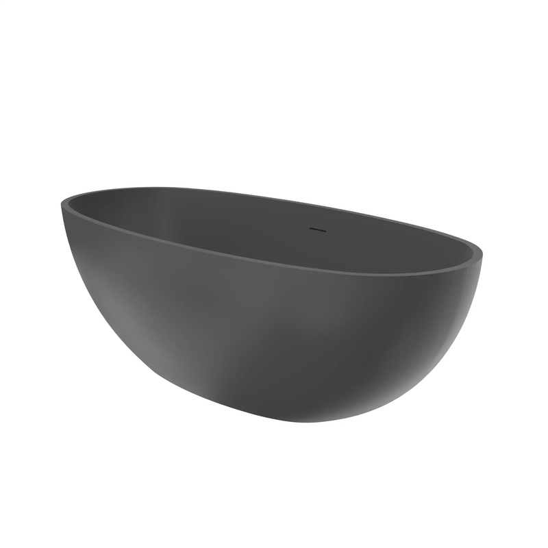 65.2 Inch Freestanding Solid Surface Soaking Bathtub by HouseOfZazla