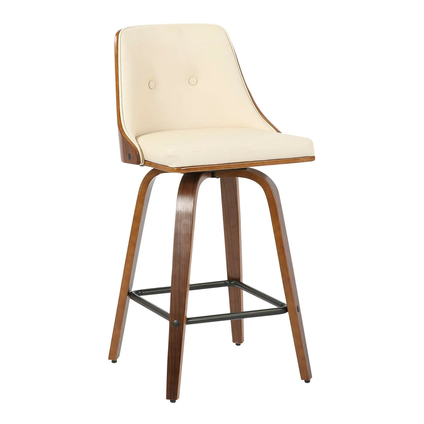 Gianna - Mid Century Modern Counter Stool (Set of 2) by HouseOfZazla