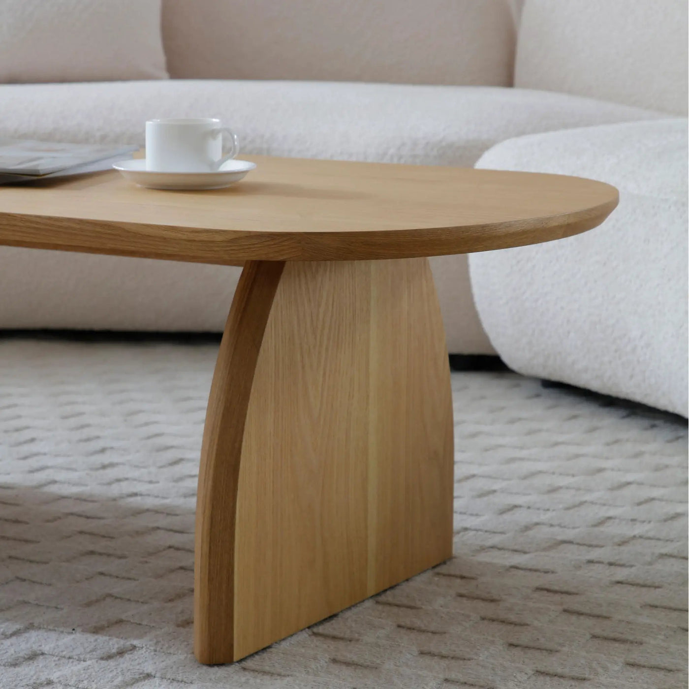 Oval Coffee Table For Living Room by HouseOfZazla