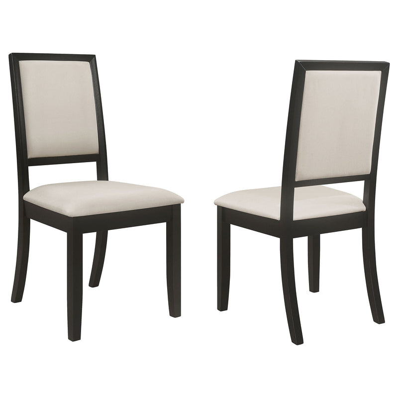 Upholstered Side Chairs (Set of 2) - Cream by HouseOfZazla