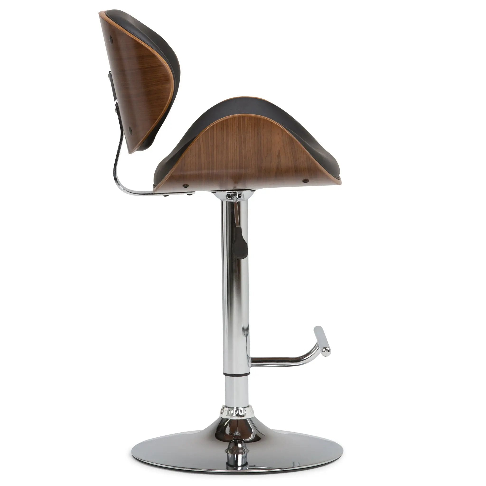 Marana - Multifunctional Handcrafted Bentwood Adjustable Swivel Bar Stool by Unique Piece Furniture