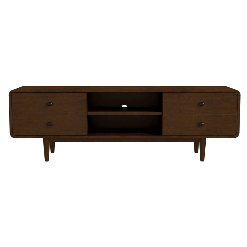 Alexa - TV Stand - Dark Brown / Wood by Unique Piece Furniture